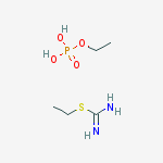 Carbamimidothioic acid, ethyl ester, compd. with ethyl dihydrogenphosphate (1:1)
