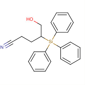 Pentanenitrile, 5-hydroxy-4-(triphenylsilyl)-