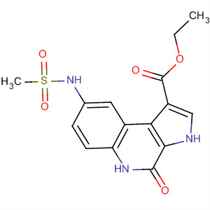 3H-Pyrrolo[2,3-c]quinoline-1-carboxylic acid,4,5-dihydro-8-[(methylsulfonyl)amino]-4-oxo-, ethyl ester