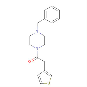Ethanone, 1-[4-(phenylmethyl)-1-piperazinyl]-2-(3-thienyl)-