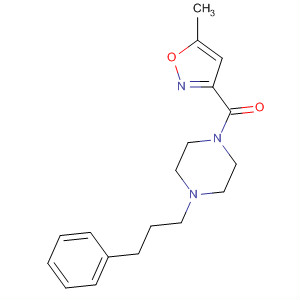 Methanone, (5-methyl-3-isoxazolyl)[4-(3-phenylpropyl)-1-piperazinyl]-