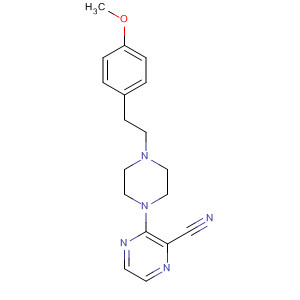 2-Pyrazinecarbonitrile, 3-[4-[2-(4-methoxyphenyl)ethyl]-1-piperazinyl]-