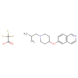 Isoquinoline, 6-[[1-(2-methylpropyl)-4-piperidinyl]oxy]-,2,2,2-trifluoroacetate (1:1)