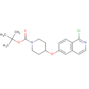 1-Piperidinecarboxylic acid, 4-[(1-chloro-6-isoquinolinyl)oxy]-,1,1-dimethylethyl ester