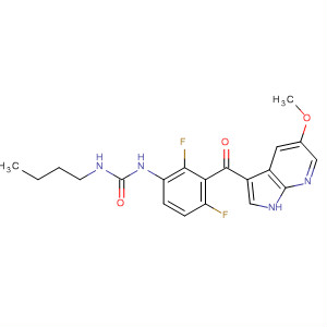 Urea,N-butyl-N'-[2,4-difluoro-3-[(5-methoxy-1H-pyrrolo[2,3-b]pyridin-3-yl)carbonyl]phenyl]-