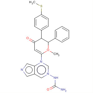 Urea,N-[4,5-dihydro-1-methyl-5-[4-(methylthio)phenyl]-4-oxo-6-phenyl-1H-pyrazolo[3,4-d]pyrimidin-3-yl]-