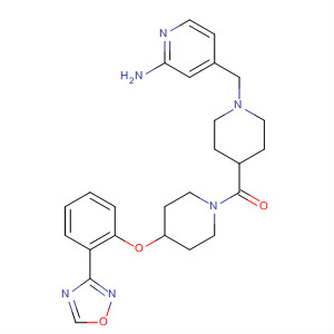 Methanone,[1-[(2-amino-4-pyridinyl)methyl]-4-piperidinyl][4-[2-(1,2,4-oxadiazol-3-yl)phenoxy]-1-piperidinyl]-