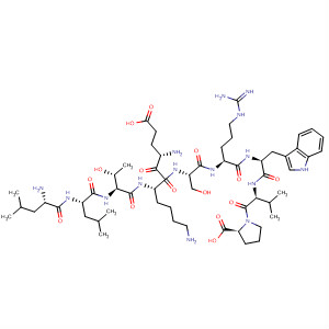 L-Proline,L-leucyl-L-leucyl-L-threonyl-L-a-glutamyl-L-lysyl-L-seryl-L-arginyl-L-tryptophyl-L-valyl-