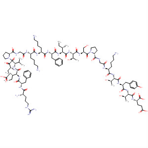 L-Glutamic acid,L-arginyl-L-phenylalanyl-L-isoleucyl-L-a-glutamyl-L-valyl-D-prolylglycyl-L-lysyl-L-lysyl-L-phenylalanyl-L-isoleucyl-L-threonyl-L-seryl-D-prolylglycyl-L-lysyl-L-threonyl-L-tyrosyl-L-threonyl-