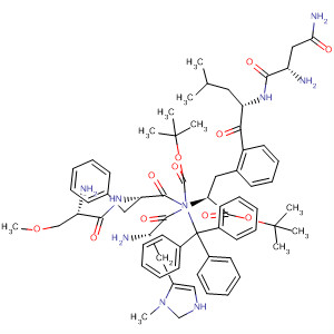 L-Phenylalanine,N-[(1,1-dimethylethoxy)carbonyl]-3-methyl-L-histidyl-N-(triphenylmethyl)-L-asparaginyl-D-leucyl-O-(1,1-dimethylethyl)-L-seryl-D-phenylalanyl-,methyl ester