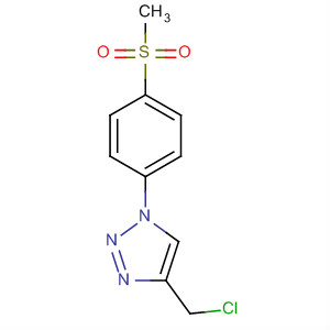 1H-1,2,3-Triazole, 4-(chloromethyl)-1-[4-(methylsulfonyl)phenyl]-