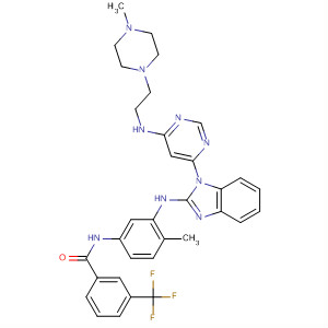 Benzamide,N-[4-methyl-3-[[1-[6-[[2-(4-methyl-1-piperazinyl)ethyl]amino]-4-pyrimidinyl]-1H-benzimidazol-2-yl]amino]phenyl]-3-(trifluoromethyl)-