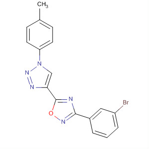 1,2,4-Oxadiazole,3-(3-bromophenyl)-5-[1-(4-methylphenyl)-1H-1,2,3-triazol-4-yl]-