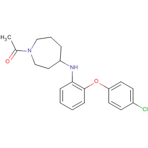 Ethanone,1-[4-[[2-(4-chlorophenoxy)phenyl]amino]hexahydro-1H-azepin-1-yl]-