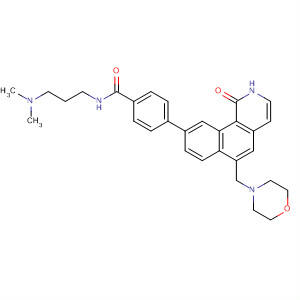 Benzamide,4-[1,2-dihydro-6-(4-morpholinylmethyl)-1-oxobenz[h]isoquinolin-9-yl]-N-[3-(dimethylamino)propyl]-