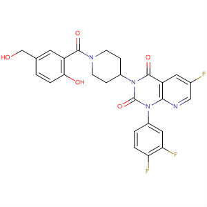 Pyrido[2,3-d]pyrimidine-2,4(1H,3H)-dione,1-(3,4-difluorophenyl)-6-fluoro-3-[1-[2-hydroxy-5-(hydroxymethyl)benzoyl]-4-piperidinyl]-