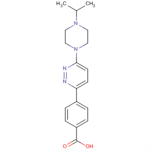 Benzoic acid, 4-[6-[4-(1-methylethyl)-1-piperazinyl]-3-pyridazinyl]-