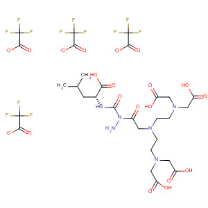 D-Leucine,2-[2-[bis[2-[bis(carboxymethyl)amino]ethyl]amino]acetyl]hydrazide,2,2,2-trifluoroacetate (1:4)