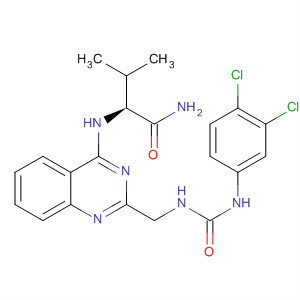 Butanamide,2-[[2-[[[[(3,4-dichlorophenyl)amino]carbonyl]amino]methyl]-4-quinazolinyl]amino]-3-methyl-, (2S)-