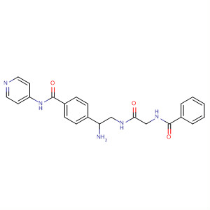 Benzamide,4-[1-amino-2-[[2-(benzoylamino)acetyl]amino]ethyl]-N-4-pyridinyl-