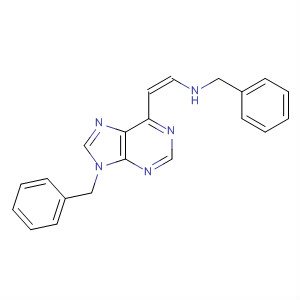 Benzenemethanamine,N-[(1Z)-2-[9-(phenylmethyl)-9H-purin-6-yl]ethenyl]-