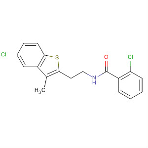 Benzamide, 2-chloro-N-[2-(5-chloro-3-methylbenzo[b]thien-2-yl)ethyl]-