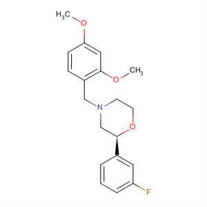 Morpholine, 4-[(2,4-dimethoxyphenyl)methyl]-2-(3-fluorophenyl)-, (2S)-
