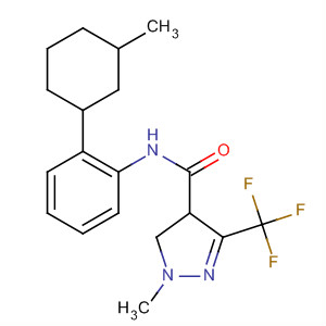 1H-Pyrazole-4-carboxamide,4,5-dihydro-1-methyl-N-[2-(3-methylcyclohexyl)phenyl]-3-(trifluoromethyl)-