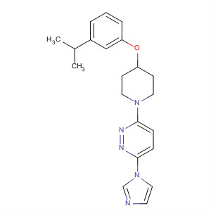 Pyridazine,3-(1H-imidazol-1-yl)-6-[4-[3-(1-methylethyl)phenoxy]-1-piperidinyl]-