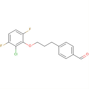 Benzaldehyde, 4-[3-(2-chloro-3,6-difluorophenoxy)propyl]-