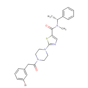 5-Thiazolecarboxamide,2-[4-[2-(3-bromophenyl)acetyl]-1-piperazinyl]-N-methyl-N-[(1R)-1-phenylethyl]-
