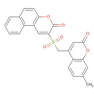 3H-Naphtho[2,1-b]pyran-3-one,2-[[(7-methyl-2-oxo-2H-1-benzopyran-4-yl)methyl]sulfonyl]-