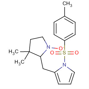 1H-Pyrrole,2-[(3,4-dihydro-3,3-dimethyl-1-oxido-2H-pyrrol-2-yl)methyl]-1-[(4-methylphenyl)sulfonyl]-