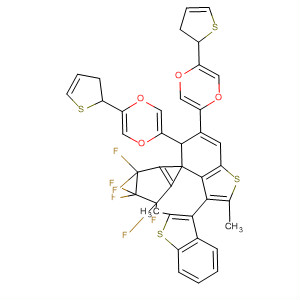 Thieno[3,4-b]-1,4-dioxin,5,5'-[(3,3,4,4,5,5-hexafluoro-1-cyclopentene-1,2-diyl)bis(2-methylbenzo[b]thiophene-3,6-diyl)]bis[2,3-dihydro-