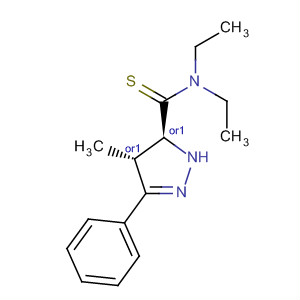 1H-Pyrazole-5-carbothioamide,N,N-diethyl-4,5-dihydro-4-methyl-3-phenyl-, (4R,5S)-rel-