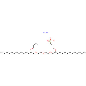 4,7,10,13,16-Pentaoxanonadecanesulfonic acid, 5,15-didodecyl-,sodium salt (1:2)