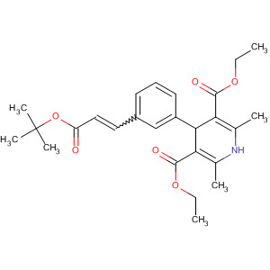 3,5-Pyridinedicarboxylic acid,4-[3-[3-(1,1-dimethylethoxy)-3-oxo-1-propen-1-yl]phenyl]-1,4-dihydro-2,6-dimethyl-, 3,5-diethyl ester