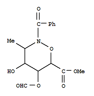 methyl 2-benzoyl-5-(formyloxy)-4-hydroxy-3-methyl-1,2-oxazinane-6-carboxylate