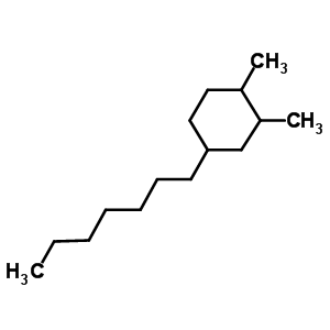 cyclohexane, 4-heptyl-1,2-dimethyl-
