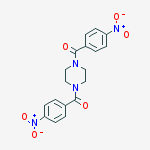 Piperazine, 1,4-bis(4-nitrobenzoyl)-