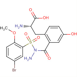 L-Tyrosine, N-[(5-bromo-2-methoxyphenyl)sulfonyl]-, hydrazide