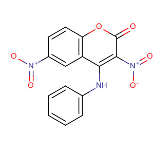 2H-1-Benzopyran-2-one, 3,6-dinitro-4-(phenylamino)-