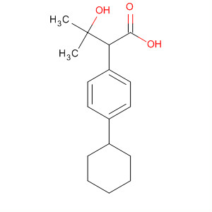 Benzeneacetic acid, 4-cyclohexyl-a-(1-hydroxy-1-methylethyl)-
