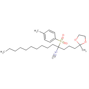 1,3-Dioxolane,2-[4-isocyano-4-[(4-methylphenyl)sulfonyl]tetradecyl]-2-methyl-