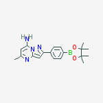 5-methyl-2-[4-(4,4,5,5-tetramethyl-[1,3,2]dioxaborolan-2-yl)phenyl]pyrazolo[1,5-a]pyrimidin-7-ylamine