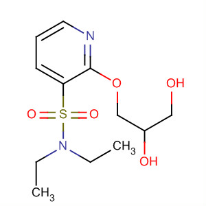 3-Pyridinesulfonamide, 2-(2,3-dihydroxypropoxy)-N,N-diethyl-