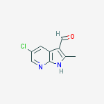 1H-Pyrrolo[2,3-b]pyridine-3-carboxaldehyde, 5-chloro-2-methyl-