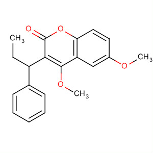 2H-1-Benzopyran-2-one, 4,6-dimethoxy-3-(1-phenylpropyl)-