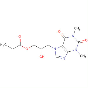 1H-Purine-2,6-dione,3,7-dihydro-7-[2-hydroxy-3-(1-oxopropoxy)propyl]-1,3-dimethyl-