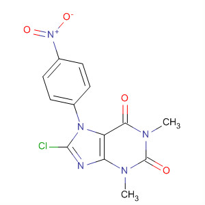1H-Purine-2,6-dione,8-chloro-3,7-dihydro-1,3-dimethyl-7-(4-nitrophenyl)-